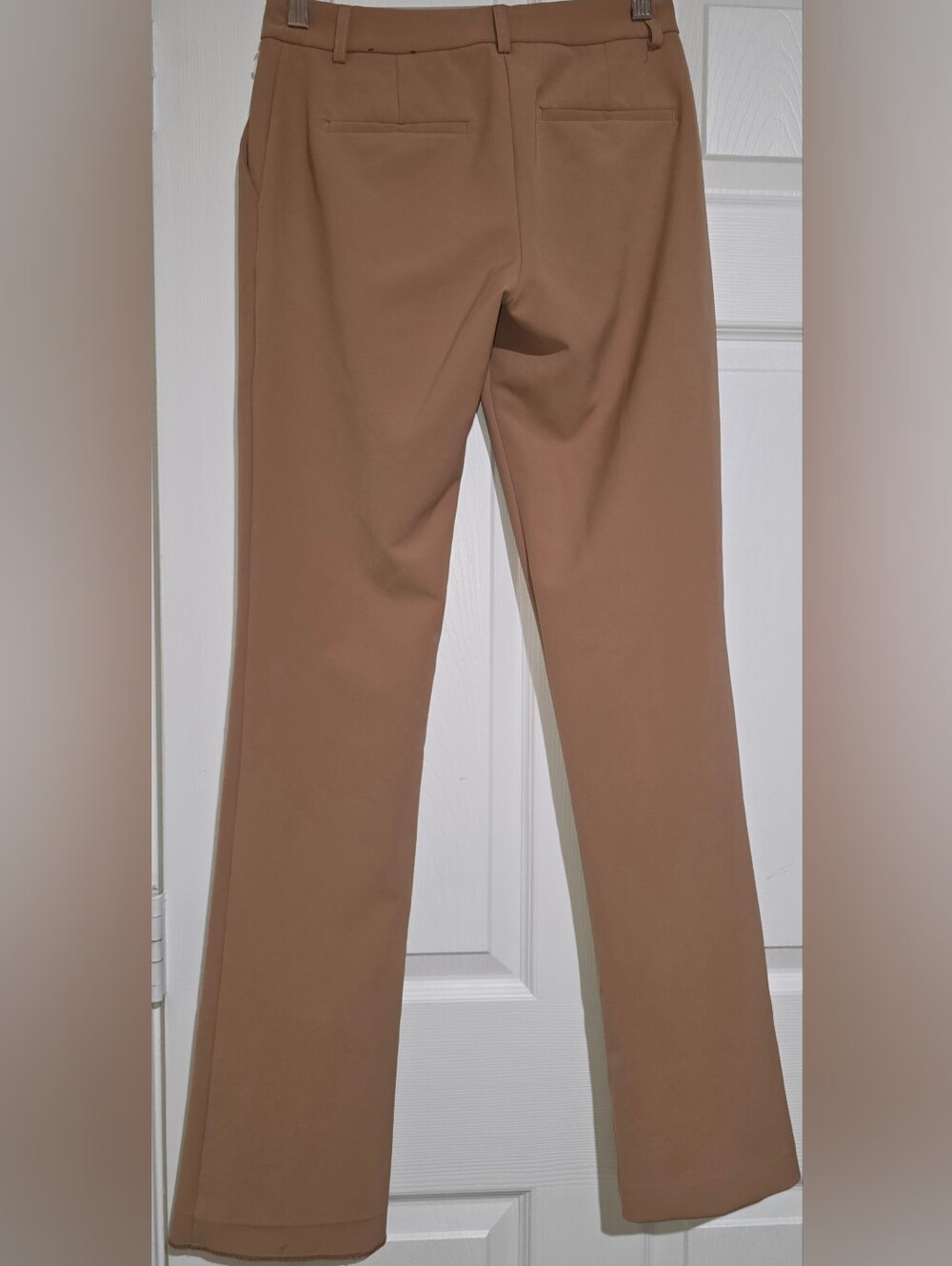 Express Women's Straight-Leg Chinos in Camel